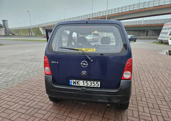 Opel Agila cena 3990 przebieg: 174661, rok produkcji 2002 z Piastów małe 137